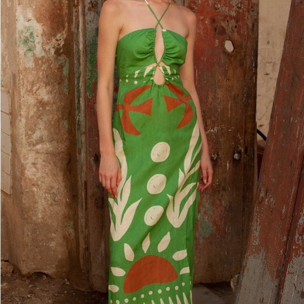 Cala De La Cruz Roge Dress size L